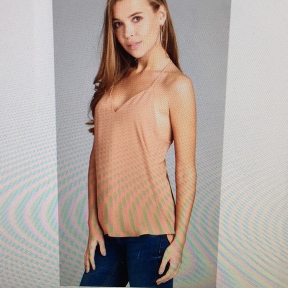 Tan Apricot T Strap Tank Top - Picture 3 of 8